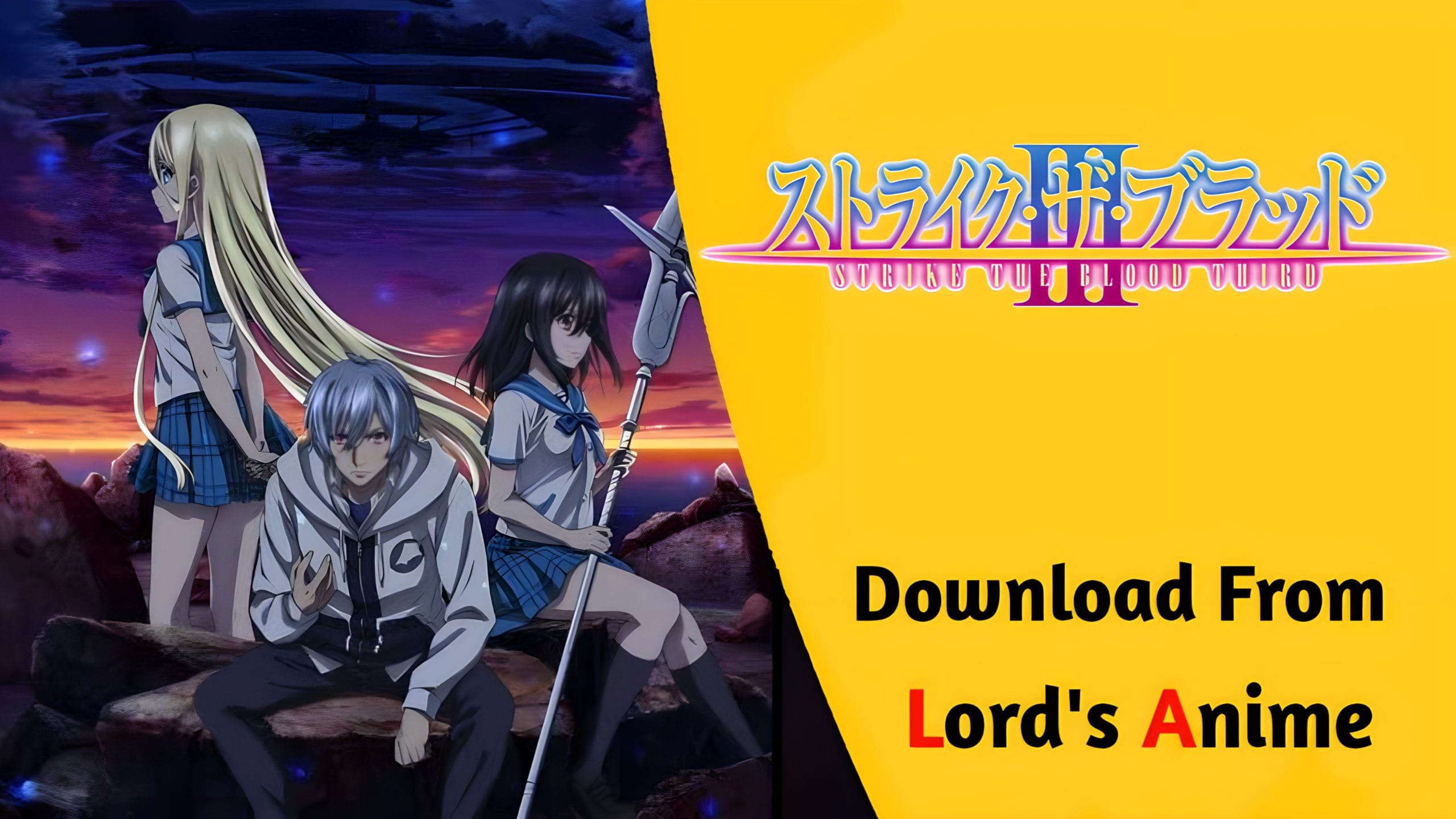 Strike The Blood Hindi Subbed Dubbed [ Completed ] - Hindi Subbed